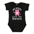 thumbnail image 1 of Inktastic My Auntie Loves Me Girls Bear Girls Baby Bodysuit, 1 of 5