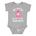 thumbnail image 1 of Inktastic My Auntie Loves Me Girls Bear Girls Baby Bodysuit, 1 of 5