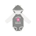 thumbnail image 1 of Inktastic My Auntie Loves Me Girls Bear Girls Long Sleeve Baby Bodysuit, 1 of 5