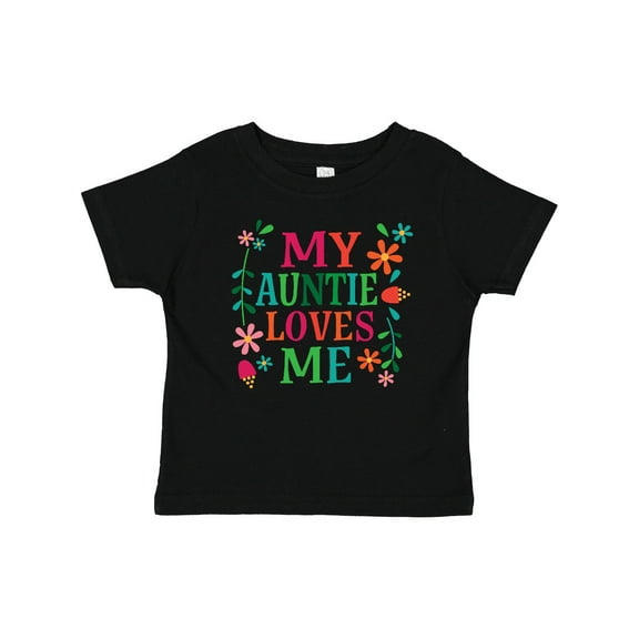 Inktastic My Auntie Loves Me Girls Girls Baby T-Shirt