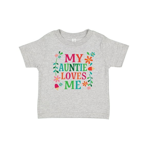Inktastic My Auntie Loves Me Girls Girls Baby T-Shirt