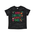 thumbnail image 1 of Inktastic My Auntie Loves Me Girls Girls Toddler T-Shirt, 1 of 5