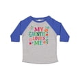thumbnail image 1 of Inktastic My Auntie Loves Me Girls Girls Toddler T-Shirt, 1 of 5