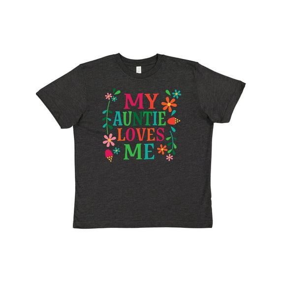 Inktastic My Auntie Loves Me Girls Youth T-Shirt