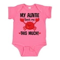 thumbnail image 1 of Inktastic My Auntie Loves Me Nephew Boys or Girls Baby Bodysuit, 1 of 5