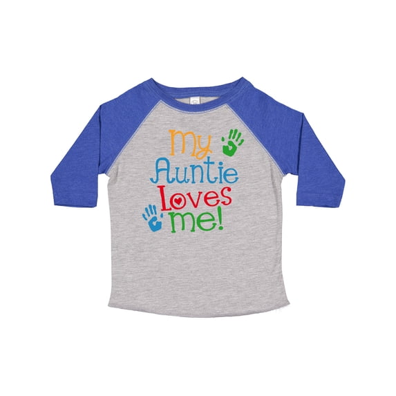 Inktastic My Auntie Loves Me Nephew Boys or Girls Toddler T-Shirt