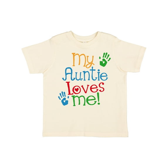 Inktastic My Auntie Loves Me Nephew Boys or Girls Toddler T-Shirt
