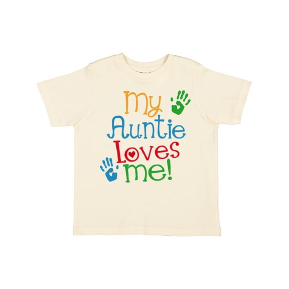 Inktastic My Auntie Loves Me Nephew Boys or Girls Toddler T-Shirt