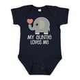 thumbnail image 1 of Inktastic My Auntie Loves Me Niece Boys or Girls Baby Bodysuit, 1 of 5