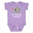 thumbnail image 1 of Inktastic My Auntie Loves Me Niece Boys or Girls Baby Bodysuit, 1 of 5