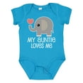 thumbnail image 1 of Inktastic My Auntie Loves Me Niece Boys or Girls Baby Bodysuit, 1 of 5