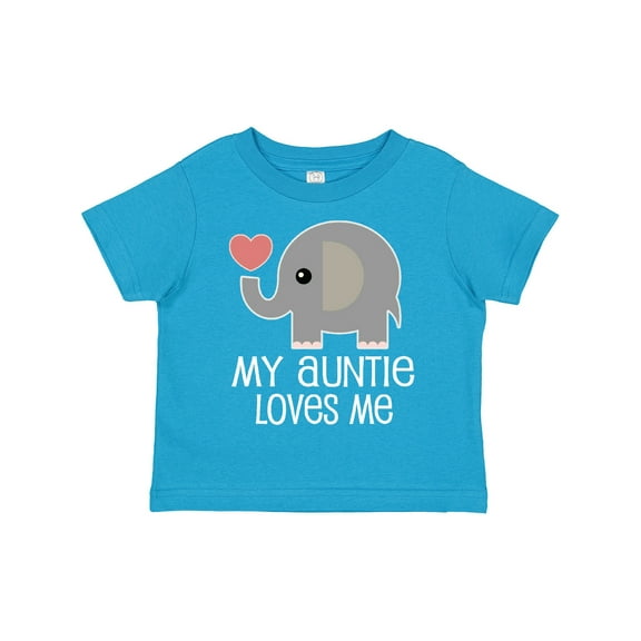Inktastic My Auntie Loves Me Niece Boys or Girls Toddler T-Shirt