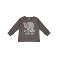 thumbnail image 1 of Inktastic My Auntie Loves Me Niece Gift Boys or Girls Long Sleeve Toddler T-Shirt, 1 of 5