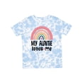 thumbnail image 1 of Inktastic My Auntie Loves Me Niece Rainbow Girls Toddler T-Shirt, 1 of 5