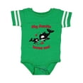 thumbnail image 1 of Inktastic My Auntie Loves Me Orca Family Boys or Girls Baby Bodysuit, 1 of 5
