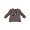 thumbnail image 1 of Inktastic My Auntie Loves Me Orca Family Boys or Girls Long Sleeve Toddler T-Shirt, 1 of 5