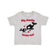 thumbnail image 1 of Inktastic My Auntie Loves Me Orca Family Boys or Girls Toddler T-Shirt, 1 of 5