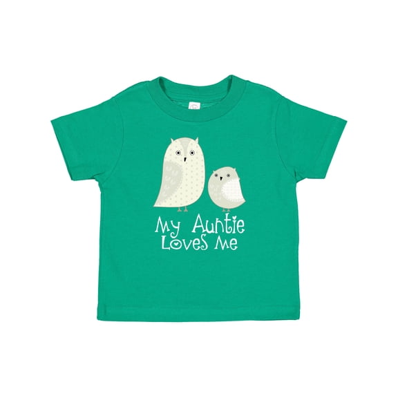 Inktastic My Auntie Loves Me Owl Boys or Girls Baby T-Shirt