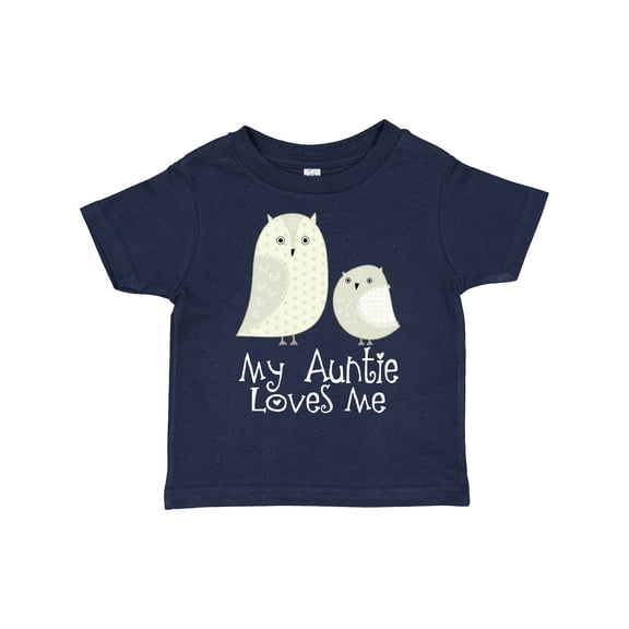 Inktastic My Auntie Loves Me Owl Boys or Girls Toddler T-Shirt