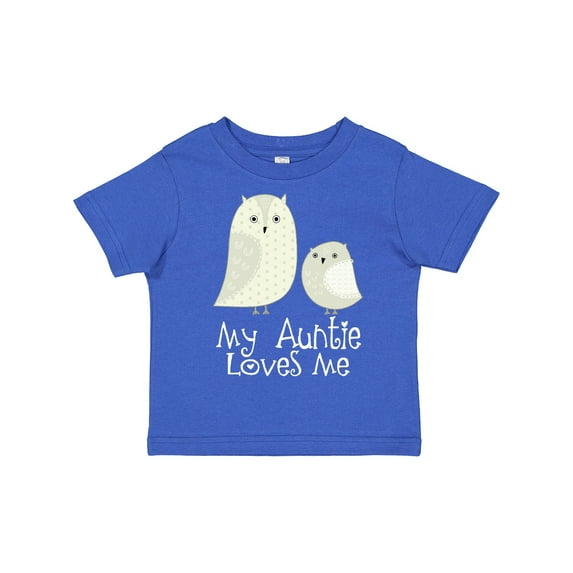 Inktastic My Auntie Loves Me Owl Boys or Girls Toddler T-Shirt