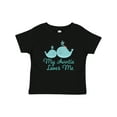 thumbnail image 1 of Inktastic My Auntie Loves Me Whale Boys or Girls Baby T-Shirt, 1 of 5