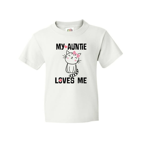 Inktastic My Auntie Loves Me Youth T-Shirt