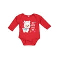 thumbnail image 1 of Inktastic My Auntie Loves Me- cute and happy llama Boys or Girls Long Sleeve Baby Bodysuit, 1 of 5