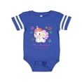 thumbnail image 1 of Inktastic My Auntie Loves Me- cute unicorn Boys or Girls Baby Bodysuit, 1 of 5