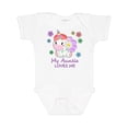 thumbnail image 1 of Inktastic My Auntie Loves Me- cute unicorn Boys or Girls Baby Bodysuit, 1 of 5