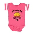 thumbnail image 1 of Inktastic My Auntie Loves Me with Taco Illustration Boys or Girls Baby Bodysuit, 1 of 5