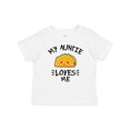 thumbnail image 1 of Inktastic My Auntie Loves Me with Taco Illustration Boys or Girls Baby T-Shirt, 1 of 5
