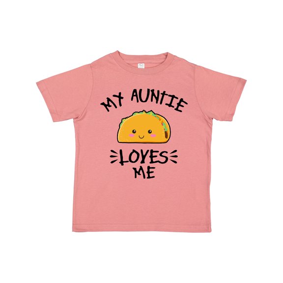 Inktastic My Auntie Loves Me with Taco Illustration Boys or Girls Toddler T-Shirt