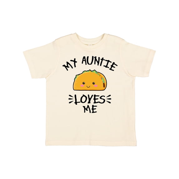 Inktastic My Auntie Loves Me with Taco Illustration Boys or Girls Toddler T-Shirt