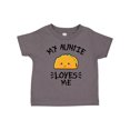 thumbnail image 1 of Inktastic My Auntie Loves Me with Taco Illustration Boys or Girls Toddler T-Shirt, 1 of 5