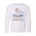 thumbnail image 1 of Inktastic My Auntie Loves me to the Moon and Back Elephant Family Long Sleeve Youth T-Shirt, 1 of 5