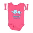 thumbnail image 1 of Inktastic My Auntie Whale-y Loves Me Boys or Girls Baby Bodysuit, 1 of 5