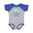 thumbnail image 1 of Inktastic My Auntie Whale-y Loves Me Boys or Girls Baby Bodysuit, 1 of 5
