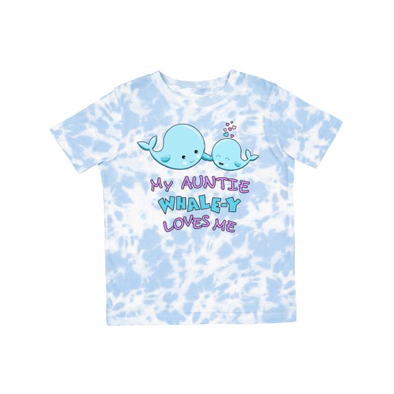 Inktastic My Auntie Whale-y Loves Me Boys or Girls Toddler T-Shirt