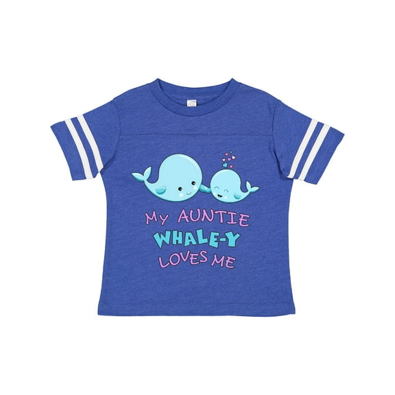 Inktastic My Auntie Whale-y Loves Me Boys or Girls Toddler T-Shirt