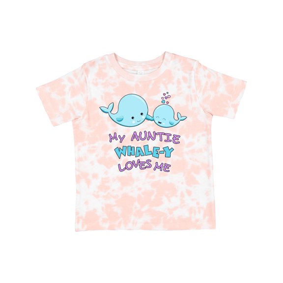 Inktastic My Auntie Whale-y Loves Me Boys or Girls Toddler T-Shirt