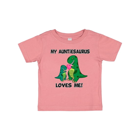 Inktastic My Auntiesaurus Loves Me Boys or Girls Baby T-Shirt