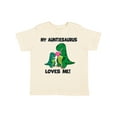 thumbnail image 1 of Inktastic My Auntiesaurus Loves Me Boys or Girls Toddler T-Shirt, 1 of 5