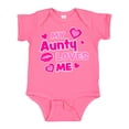 thumbnail image 1 of Inktastic My Aunty Loves Me with Hearts and Kiss Boys or Girls Baby Bodysuit, 1 of 5