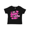 thumbnail image 1 of Inktastic My Aunty Loves Me with Hearts and Kiss Boys or Girls Toddler T-Shirt, 1 of 5