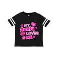 thumbnail image 1 of Inktastic My Aunty Loves Me with Hearts and Kiss Boys or Girls Toddler T-Shirt, 1 of 5