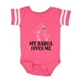 thumbnail image 1 of Inktastic My Babcia Loves Me Flamingo Girls Baby Bodysuit, 1 of 5