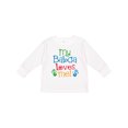 thumbnail image 1 of Inktastic My Babcia Loves Me Gift Boys or Girls Long Sleeve Toddler T-Shirt, 1 of 5