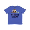 thumbnail image 1 of Inktastic My Babcia Loves Me Girls Owl Youth T-Shirt, 1 of 5