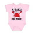 thumbnail image 1 of Inktastic My Babcia Loves Me Grandson Boys or Girls Baby Bodysuit, 1 of 5