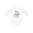 thumbnail image 1 of Inktastic My Babysitter Loves Me Cute Elephants Clouds Moon and Stars Boys or Girls Long Sleeve Baby Bodysuit, 1 of 5